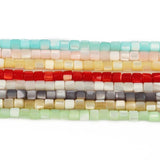 Natural Shell Beads Colorful Round Flat Heishi Pearl Spacer Beads
