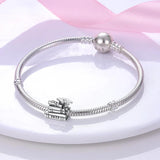 Silver Graduation Books Charm Beads for Bracelet DIY Jewelry