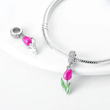 Silver Graduation Books Charm Beads for Bracelet DIY Jewelry