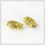 100 PC Antique Silver Cicada Shaped Beads 7x11mm