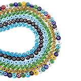 Meibeads Colorful Evil Eye Glass Beads DIY Hand String