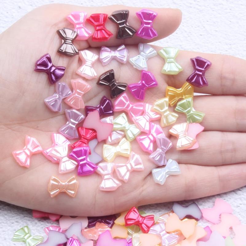 Flatback Half Pearls 10*13mm 200pcs Ivory Mixed DIY Jewelry Making Supplies