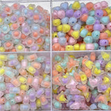 25pcs Mixed Acrylic Charm Bracelet DIY Accessories Findings