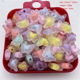 25pcs Mixed Acrylic Charm Bracelet DIY Accessories Findings
