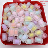 25pcs Mixed Acrylic Charm Bracelet DIY Accessories Findings