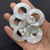 Shell Donut Beads Necklace Bracelet Earrings Pendant Ring