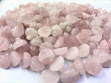 2pcs 16mm Rose Quartz Seedpods Flower Beads Wedding Pendants DIY Necklace