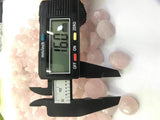 2pcs 16mm Rose Quartz Seedpods Flower Beads Wedding Pendants DIY Necklace