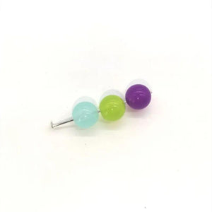 Cat Eye Acrylic Beads Middle Hole Jewelry Accessory 100 Pieces