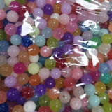 Cat Eye Acrylic Beads Middle Hole Jewelry Accessory 100 Pieces