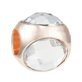 10pcs Rose Round Crystal Beads Charm Diy Bracelet Jewelry Accessory