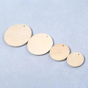 Natural Wood Beads Single Top Hole DIY Loose Wooden Bead 20pcs