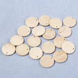 Natural Wood Beads Single Top Hole DIY Loose Wooden Bead 20pcs