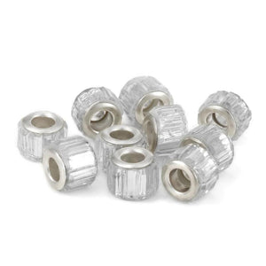 10pcs Diy Glass Beaded 8 Large Hole Beads for Bracelet Necklace Jewelry Making