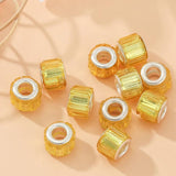 10pcs Diy Glass Beaded 8 Large Hole Beads for Bracelet Necklace Jewelry Making