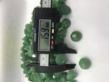 2pcs Green Aventurines Seedpods Flower Beads for Jewelry Making