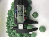 2pcs Green Aventurines Seedpods Flower Beads for Jewelry Making