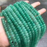 5x8mm Green Aventurine Abacus Stone Beads for DIY Jewelry