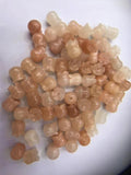 4pcs Pink Aventurines Flower Beads DIY Jewelry Making Wedding Pendants 10mm