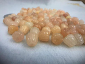 4pcs Pink Aventurines Flower Beads Jewelry Making DIY Necklace