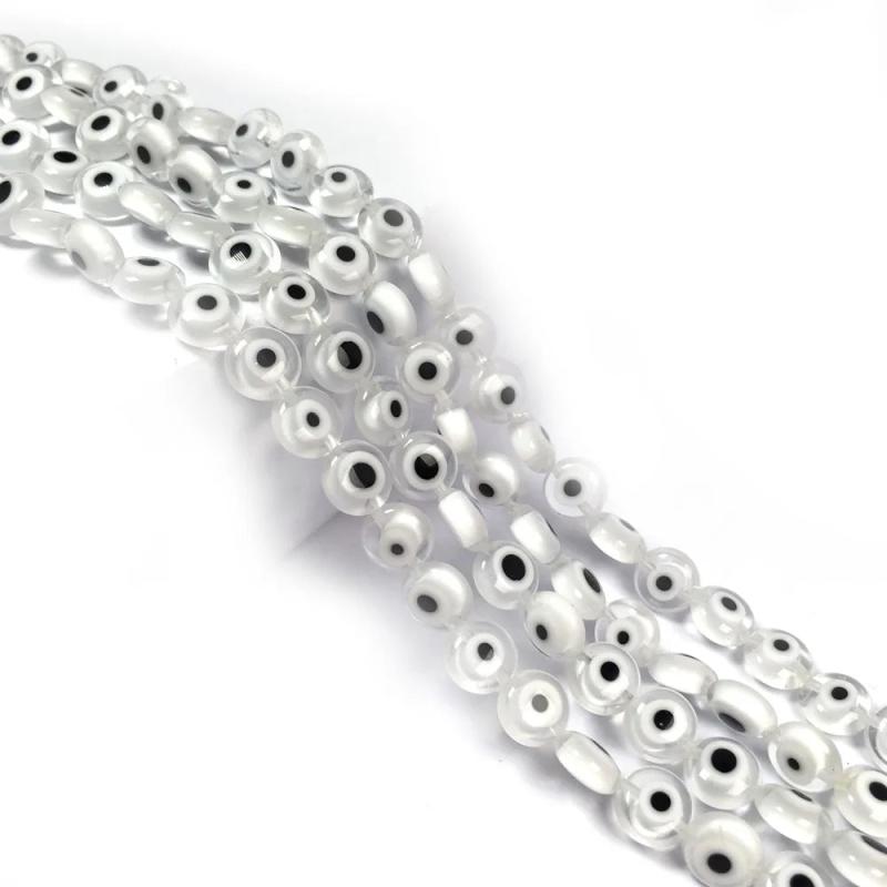 Multicolor Evil Eye Beads Lampwork Glass DIY Bracelet Necklace Accessories