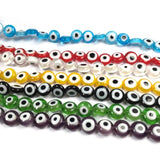 Multicolor Evil Eye Beads Lampwork Glass DIY Bracelet Necklace Accessories