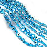Multicolor Evil Eye Beads Lampwork Glass DIY Bracelet Necklace Accessories
