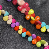 Synthetic Turquoise Beads Drop-shaped for DIY Jewelry Making