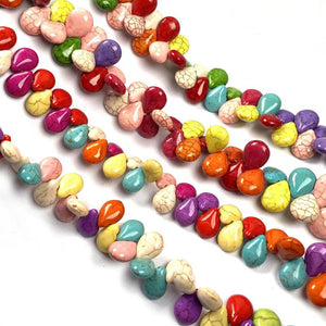 Synthetic Turquoise Beads Drop-shaped for DIY Jewelry Making
