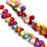 Synthetic Turquoise Beads Drop-shaped for DIY Jewelry Making