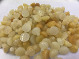 2pcs 16mm Yellow Jades Seedpods Flower Beads DIY Necklace Pendants