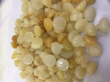 2pcs 16mm Yellow Jades Seedpods Flower Beads DIY Necklace Pendants