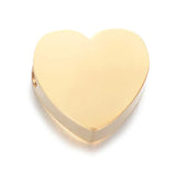 5pcs Stainless Steel Hearts Charms Spacer Beads for DIY Jewelry Making
