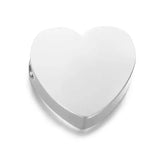 5pcs Stainless Steel Hearts Charms Spacer Beads for DIY Jewelry Making