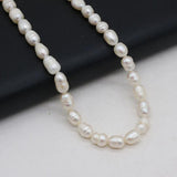 Freshwater Pearl Beads Rice Spaced Loose for Jewelry Making DIY