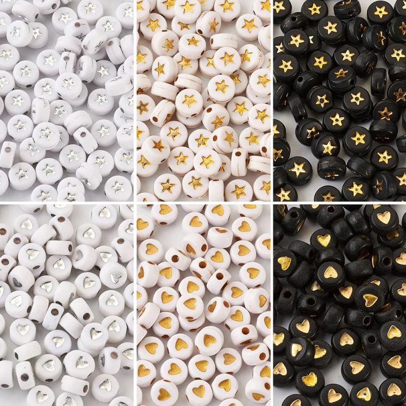600Pcs Mixed Acrylic Beads for Jewelry Making
