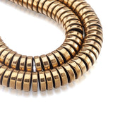 191Pcs Hematite Heishi Beads Round Spacer Charms DIY Bracelet Jewelry