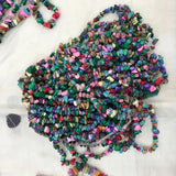 Vintage Nepal Indian Tibetan Style Irregular Howlite Chip Beads