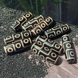 1PC 40mm Nine Eyes Natural Tibetan Dzi Agates Beads Buddha Jewelry