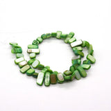 Natural Shell Flat Beads Dyed Spacer DIY Jewelry