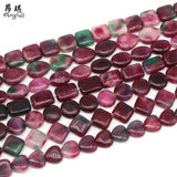 AngQi Tourmaline Stone Beads for Jewelry Making DIY