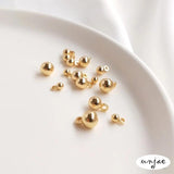 14K Solid Hanging Bead DIY Bracelet Anklet Accessory Material