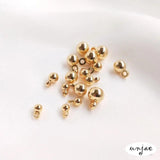 14K Solid Hanging Bead DIY Bracelet Anklet Accessory Material