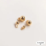 14K Solid Hanging Bead DIY Bracelet Anklet Accessory Material