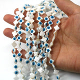 Natural Shell Four Leaf Flower Devil's Eye Beads T rkiye's Eye DIY Charm