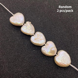 AA Baroque Freshwater Pearl Heart Beads DIY Jewelry Making