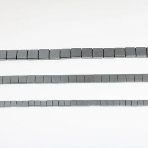 Hematite Magnet Beads Vacuum Plating Square DIY Bracelet Necklace