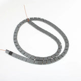 Hematite Magnet Beads Vacuum Plating Square DIY Bracelet Necklace