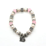 Natural Pearl Zinc Bead Bracelet for Jewelry Making