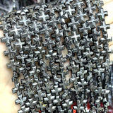 Faceted Natural Hematite Stone Loose Beads 6-12mm